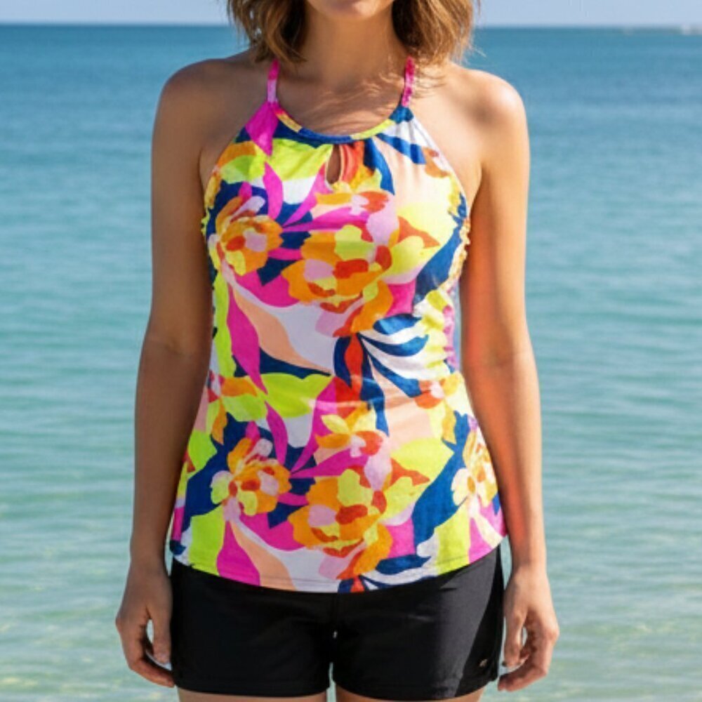 Caribbean Joe Tankini - Size 8